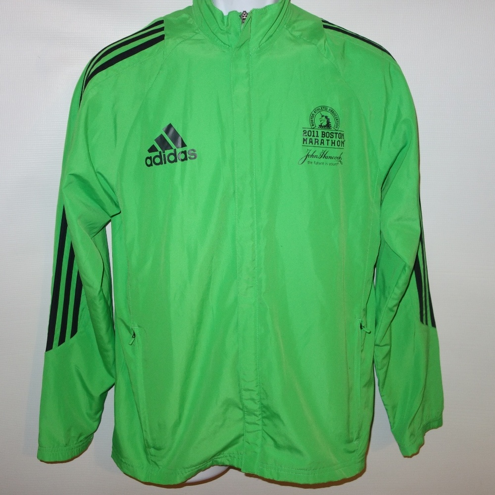 Boston Marathon 2011 Jacket Men S Adidas Green